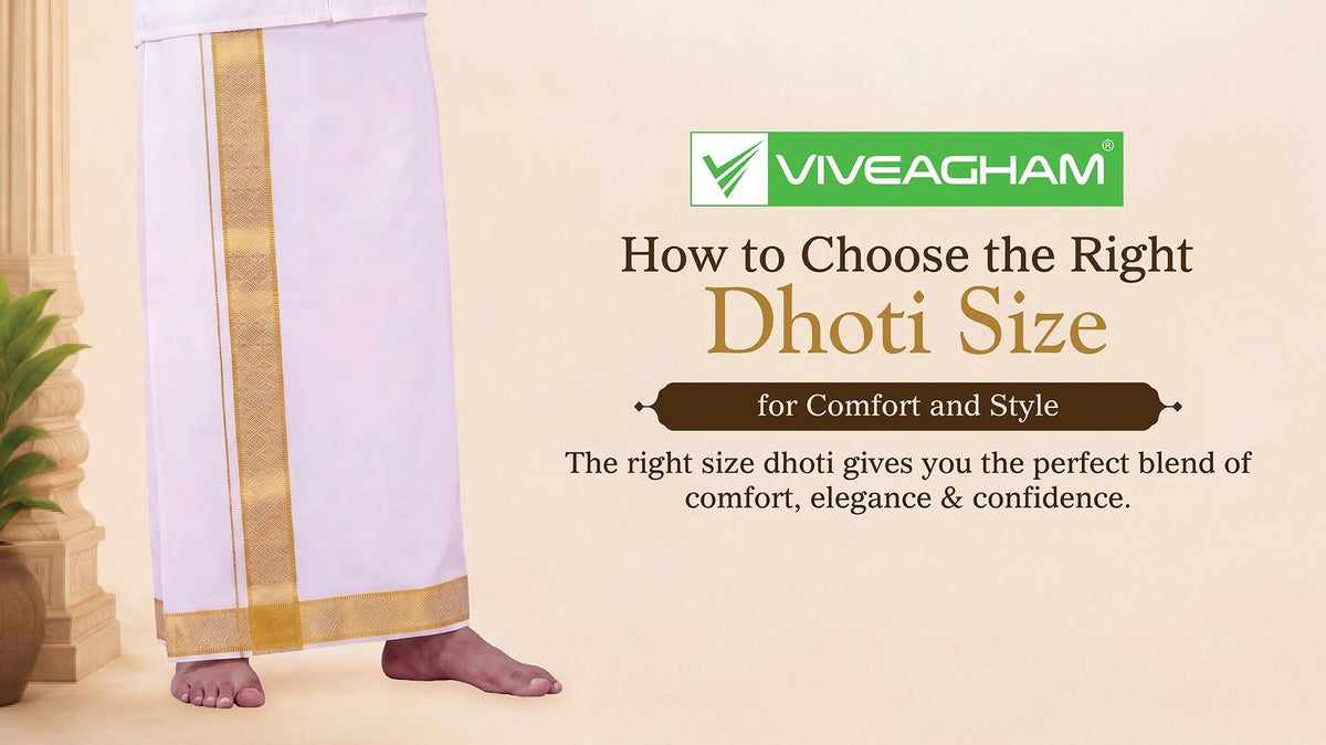 Dhoti Sizes Explained: How to Choose the Right Dhoti Size for Comfort and Style